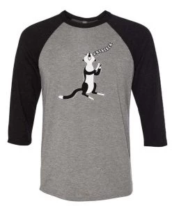 Cats With Their Tongues Out 3/4 Sleeve Raglans Unisex | Say It Loud, Say It Proud | 3/4 Sleeve Raglan