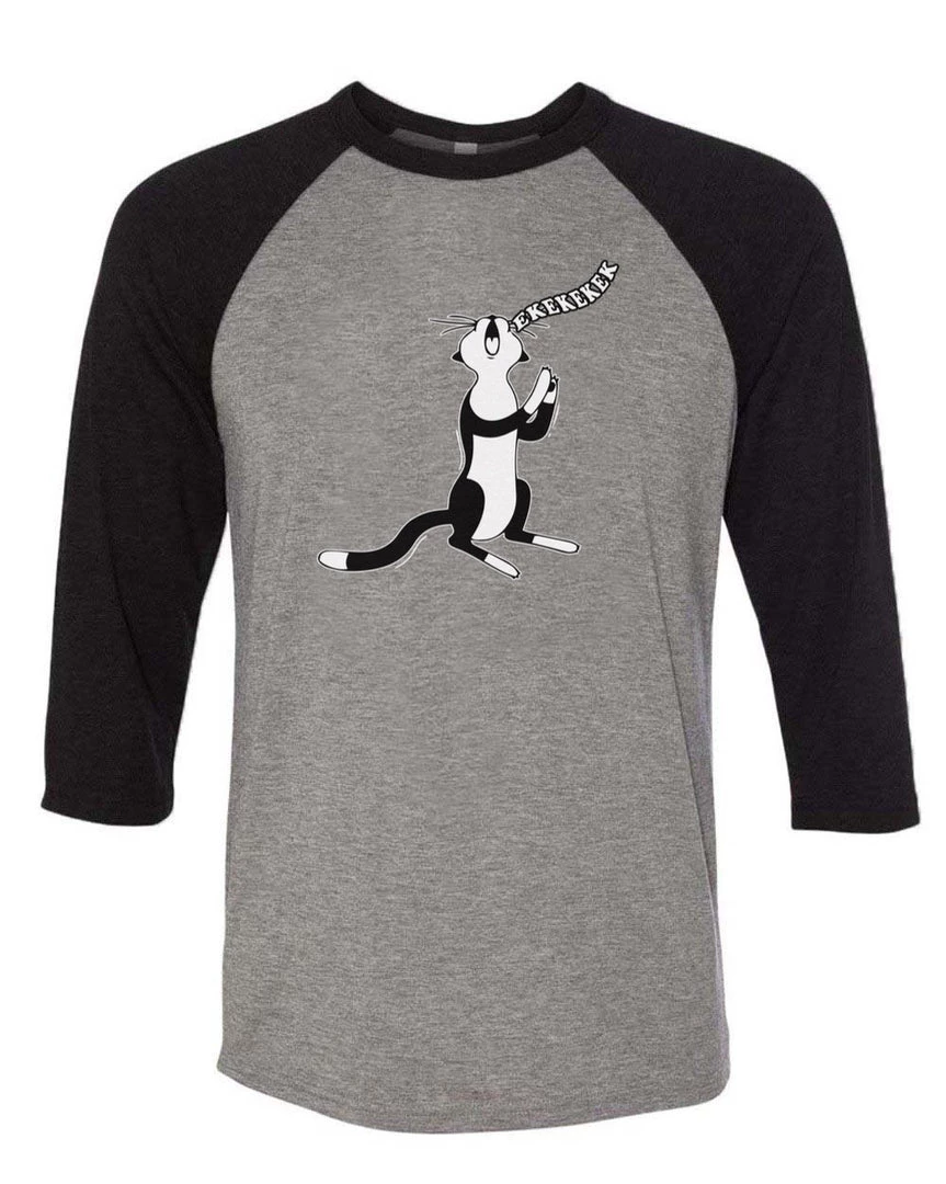 Cats With Their Tongues Out 3/4 Sleeve Raglans Unisex | Say It Loud, Say It Proud | 3/4 Sleeve Raglan