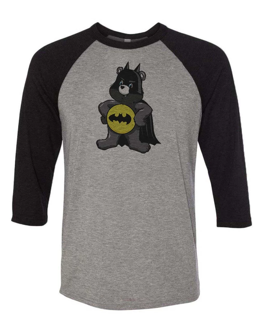 Arm The Animals 3/4 Sleeve Raglans Unisex | Bat-Bear | 3/4 Sleeve Raglan