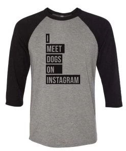 Smiley's Angels 3/4 Sleeve Raglans Unisex | IG Dog | 3/4 Sleeve Raglan