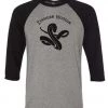 Arm The Animals 3/4 Sleeve Raglans Unisex | Danger Noodle | 3/4 Sleeve Raglan