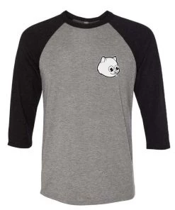 Cats With Their Tongues Out 3/4 Sleeve Raglans Unisex | Pocket Tongue Out | 3/4 Sleeve Raglan
