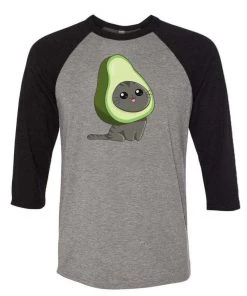 Ana Villanueva Unisex | Avocato | 3/4 Sleeve Raglan 3/4 Sleeve Raglans