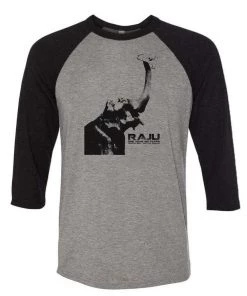 WLSOS 3/4 Sleeve Raglans Unisex | Raju Stencil | 3/4 Sleeve Raglan
