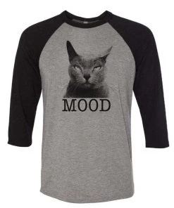 Arm The Animals Unisex | Mood Annoyed Cat | 3/4 Sleeve Raglan 3/4 Sleeve Raglans