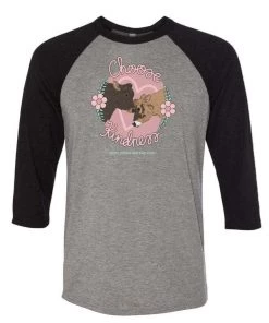 Edgar's Mission Unisex | Choose Kindness Cows | 3/4 Sleeve Raglan 3/4 Sleeve Raglans