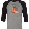 Dino Mike Unisex | Indoor Cat | 3/4 Sleeve Raglan 3/4 Sleeve Raglans