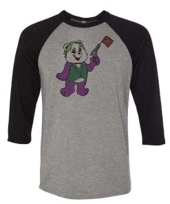 Arm The Animals Unisex | Clown-Bear | 3/4 Sleeve Raglan 3/4 Sleeve Raglans