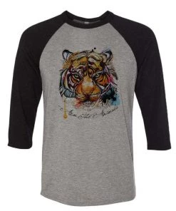 Arm The Animals Unisex | Brilliant Bengal | 3/4 Sleeve Raglan