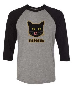 Cats With Their Tongues Out Unisex | Mlem | 3/4 Sleeve Raglan