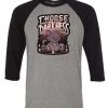Eduardo Ely Unisex | Cat Song Choose Darkness | 3/4 Sleeve Raglan 3/4 Sleeve Raglans