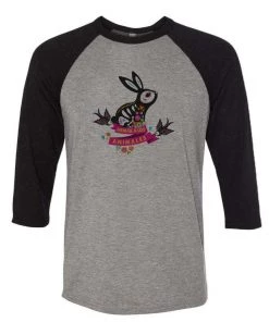 Arm The Animals Unisex | Bunny Alebrije | 3/4 Sleeve Raglan