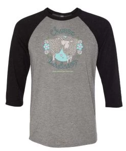 Edgar's Mission Unisex | Choose Kindness Sheep | 3/4 Sleeve Raglan