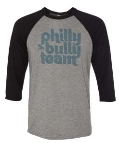 Philly Bully Team Unisex | Groovy Logo | 3/4 Sleeve Raglan