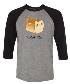 Ana Villanueva Unisex | Loaf Cat | 3/4 Sleeve Raglan 3/4 Sleeve Raglans