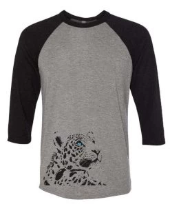 Arm The Animals Unisex | Grenade Spotted Jagwar | 3/4 Sleeve Raglan