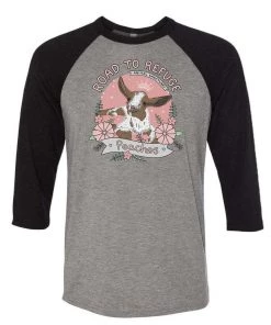 Road To Refuge Animal Sanctuary Unisex | Princess Peachy | 3/4 Sleeve Raglan