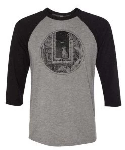 Gianluca Unisex | The Cat And The Moon | 3/4 Sleeve Raglan 3/4 Sleeve Raglans
