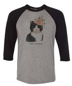 Fixed Nation 3/4 Sleeve Raglans Unisex | Flower Princess | 3/4 Sleeve Raglan