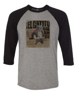 Arm The Animals 3/4 Sleeve Raglans Unisex | El Gatito Grande | 3/4 Sleeve Raglan