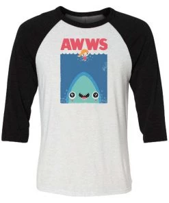 Dino Mike Unisex | Awws | 3/4 Sleeve Raglan 3/4 Sleeve Raglans