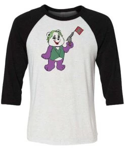 Arm The Animals Unisex | Clown-Bear | 3/4 Sleeve Raglan 3/4 Sleeve Raglans