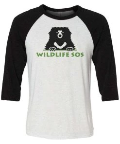 WLSOS Unisex | Bear Logo | 3/4 Sleeve Raglan