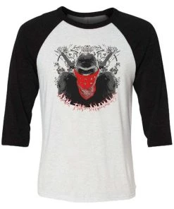 Arm The Animals Unisex | Gorilla Riot | 3/4 Sleeve Raglan 3/4 Sleeve Raglans