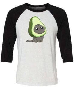 Ana Villanueva Unisex | Avocato | 3/4 Sleeve Raglan 3/4 Sleeve Raglans