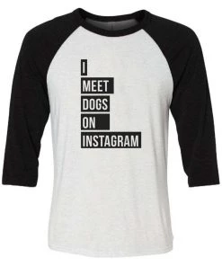 Smiley's Angels 3/4 Sleeve Raglans Unisex | IG Dog | 3/4 Sleeve Raglan
