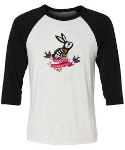 Arm The Animals Unisex | Bunny Alebrije | 3/4 Sleeve Raglan