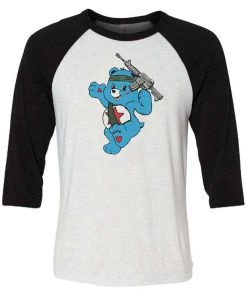 Arm The Animals Unisex | Bambo First Blood | 3/4 Sleeve Raglan 3/4 Sleeve Raglans