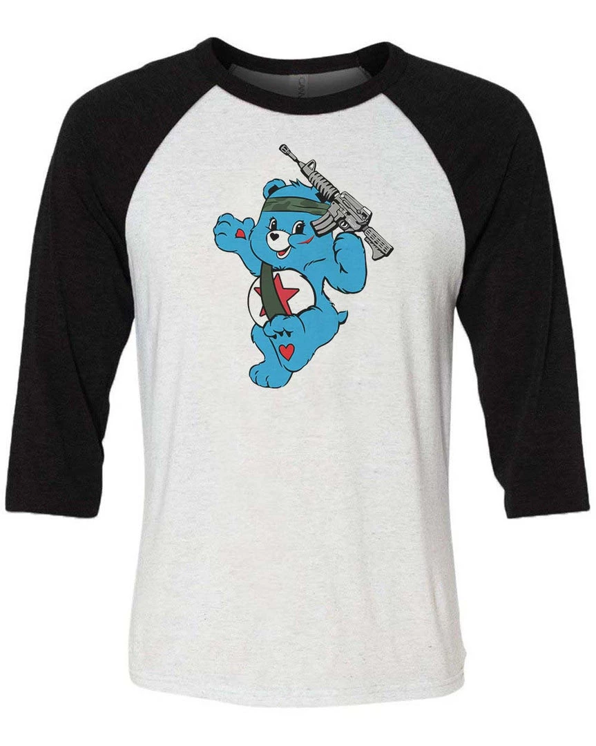 Arm The Animals Unisex | Bambo First Blood | 3/4 Sleeve Raglan 3/4 Sleeve Raglans