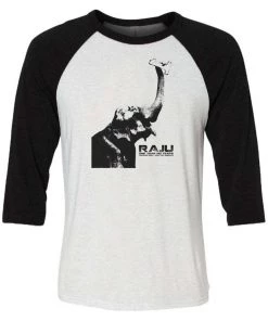 WLSOS 3/4 Sleeve Raglans Unisex | Raju Stencil | 3/4 Sleeve Raglan