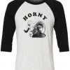 Arm The Animals 3/4 Sleeve Raglans Unisex | Horny Ram | 3/4 Sleeve Raglan