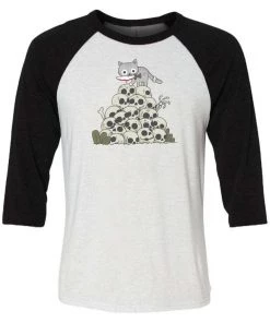 Pepe Rodriquez Unisex | Killer Cat | 3/4 Sleeve Raglan 3/4 Sleeve Raglans