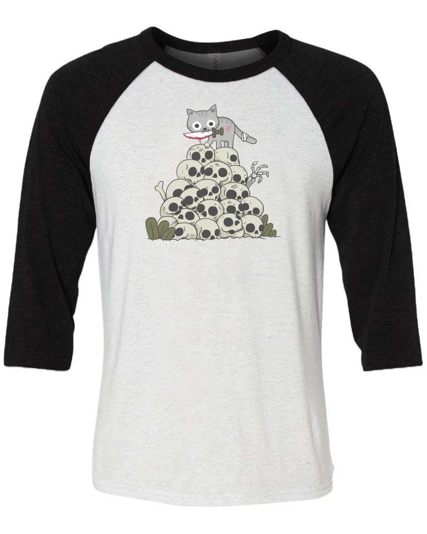 Pepe Rodriquez Unisex | Killer Cat | 3/4 Sleeve Raglan 3/4 Sleeve Raglans