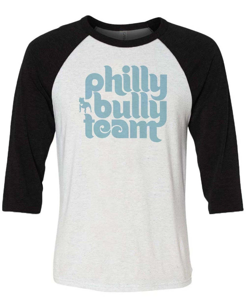 Philly Bully Team Unisex | Groovy Logo | 3/4 Sleeve Raglan