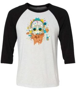 Pepe Rodriquez Unisex | Tripping Morning Cats | 3/4 Sleeve Raglan 3/4 Sleeve Raglans