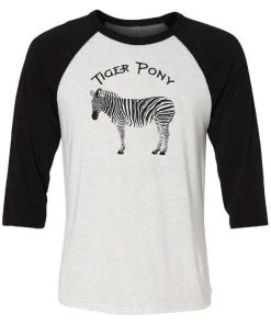 Arm The Animals Unisex | Tiger Pony | 3/4 Sleeve Raglan