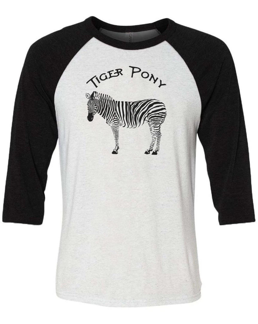Arm The Animals Unisex | Tiger Pony | 3/4 Sleeve Raglan