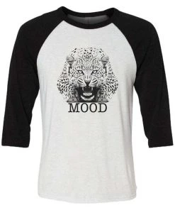 Arm The Animals 3/4 Sleeve Raglans Unisex | Mood Fierce Leopard | 3/4 Sleeve Raglan