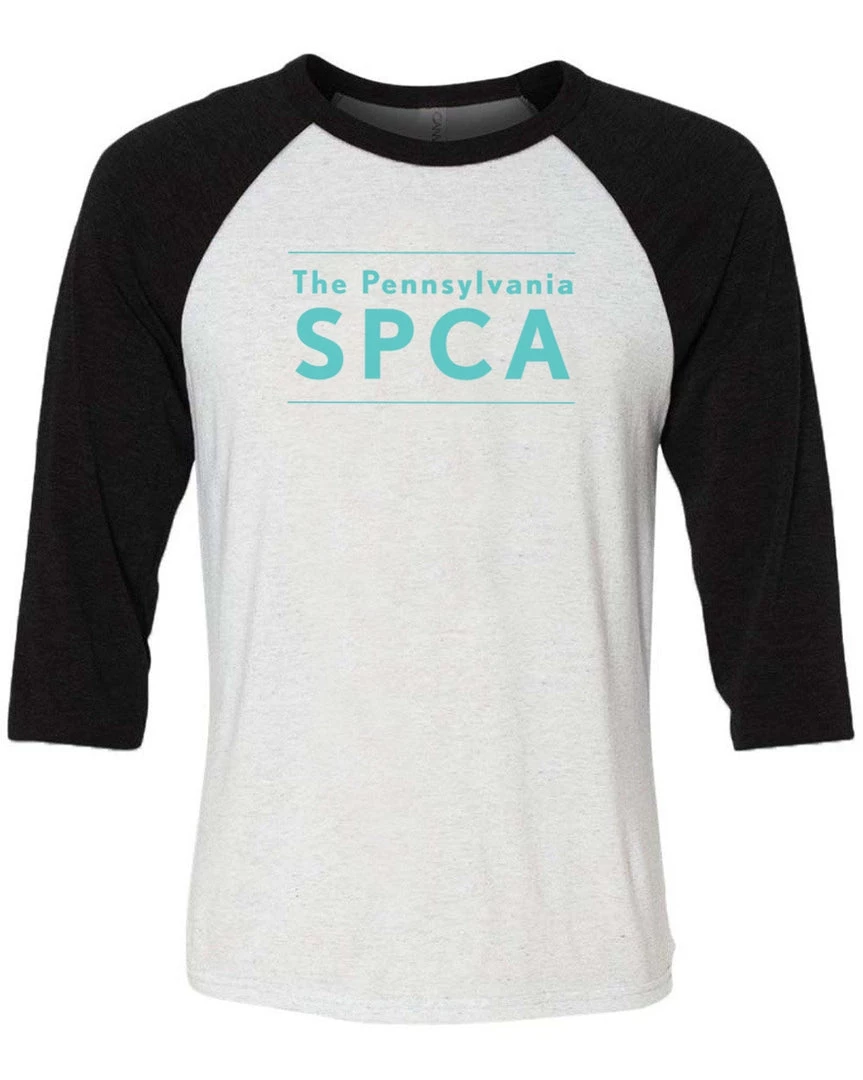Pennsylvania SPCA Unisex | PSPCA Logo | 3/4 Sleeve Raglan