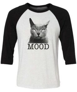 Arm The Animals Unisex | Mood Annoyed Cat | 3/4 Sleeve Raglan 3/4 Sleeve Raglans