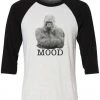 Arm The Animals Unisex | Mood Unamused Gorilla | 3/4 Sleeve Raglan 3/4 Sleeve Raglans