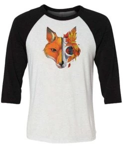 Tobias Fonseca Unisex | Autumn Fox | 3/4 Sleeve Raglan 3/4 Sleeve Raglans