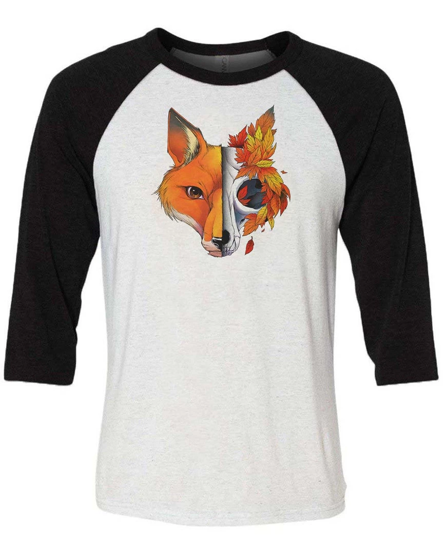 Tobias Fonseca Unisex | Autumn Fox | 3/4 Sleeve Raglan 3/4 Sleeve Raglans