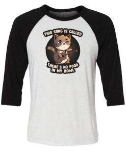 Eduardo Ely 3/4 Sleeve Raglans Unisex | Cat Song | 3/4 Sleeve Raglan