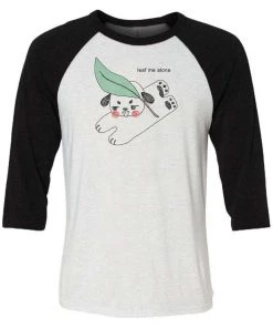 Elle Clover Unisex | Leaf Me Alone | 3/4 Sleeve Raglan