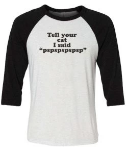 Arm The Animals 3/4 Sleeve Raglans Unisex | Tell Your Cat | 3/4 Sleeve Raglan